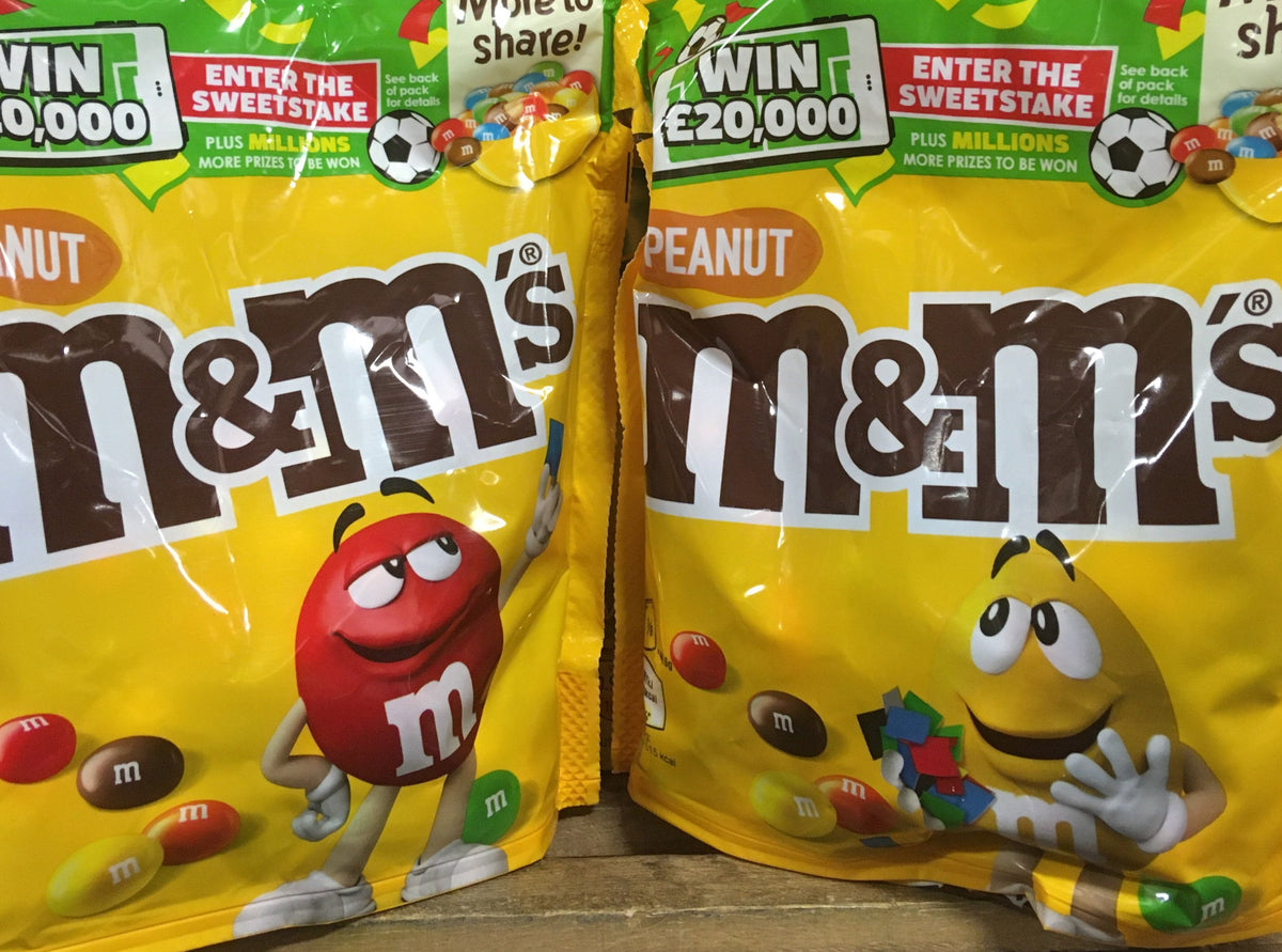 1.2kg M&M's Peanut, Crunchy & Chocolate Mix (3 Packs of 400g